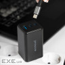 СЗУ Pocket GaN 65W (2Type-C + USB) black (WCPG65121201)