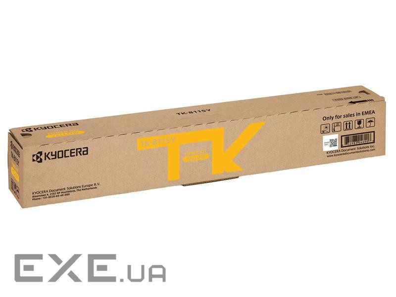 Тонер-картридж Kyocera TK-8115Y Yellow 6K (1T02P3ANL0)