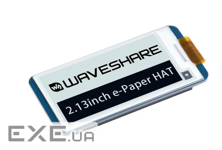 Екран Waveshare 2.13'' E-Ink (250x122) для Raspberry Pi (WAV-12915)