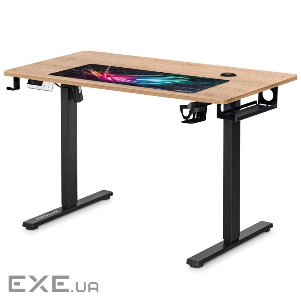 Комп"ютерний стіл Mealux PowerDesk Energy Mahogany з електрорегулюванням (EVO-201 Energy Mahogany/B)