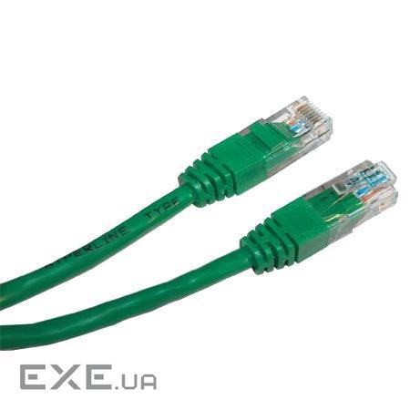 Зелений EServer Патч-корд E-se (Патч-корд  E-server UTP,  0.5 м, кат. 5e Зеленый)