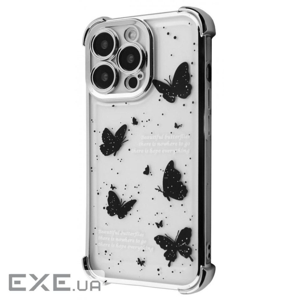 Чехол WAVE Winkie iPhone 16 Pro desert titanium/butterfly (64125 desert titanium/butterfly)