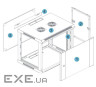 Шафа настінна Kingda 18U 19" 600x450 RAL9004 (KD-007-6418)