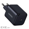 Зарядний пристрій Ugreen USB-C GaN 45W + cable USB-C to USB-C X524 black (65054)