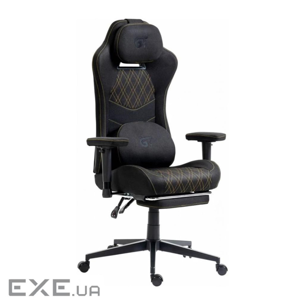 Крісло ігрове GT Racer X-2407 Black/Orange (X-2407 Fabric Black/Orange)
