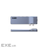 Концентратор Armorstandart For MacBook M-Series HDMI 4K, RJ45, PD, 3USB, SD, microSD Grey (ARM69367)