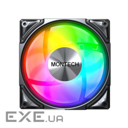 Корпусний вентилятор 120MM METAL PRO 12 ARGB PWM BLACK MONTECH (METAL PRO 12 ARGB PWM BLK)