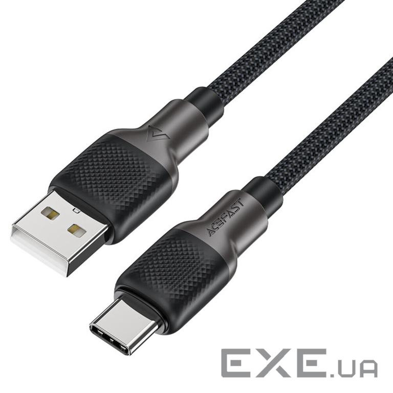Дата кабель USB 2.0 AM to USB-C 1.2m 3.0A silicone braid Acefast (6974316283126)