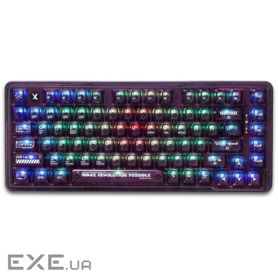 Клавіатура Thunderobot K75 TKL RGB Tri-mode Violet Mist Moon Switch UA Purple (6932066305550)