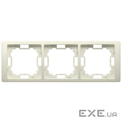 Рамка Neos BASIC 3x кратна, бежевый (BMRC3/12)