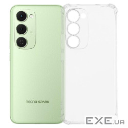 Чохол до мобільного телефона BeCover Anti-Shock Tecno Spark 40 Pro Plus (KM7) Clear (715067)