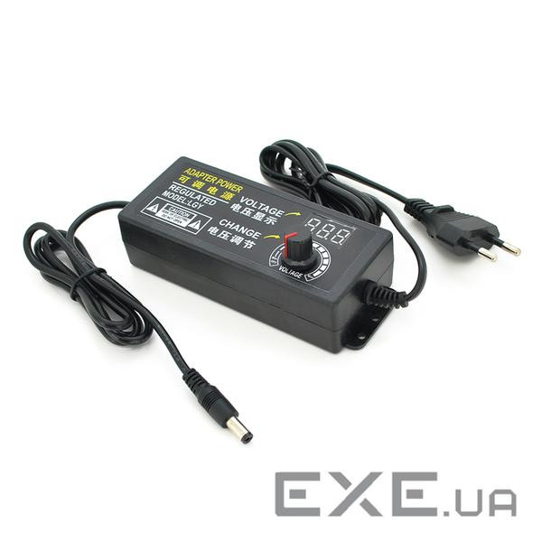 Адаптер живлення NZX-31250 з регулюванням 3-12V 5A, штекер 5,5 * 2,5, LED - індикація