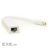 Перехідник PowerPlant USB Type C -> RJ45, 12см (DV00DV4067) (PowerPlant DV00DV4067)