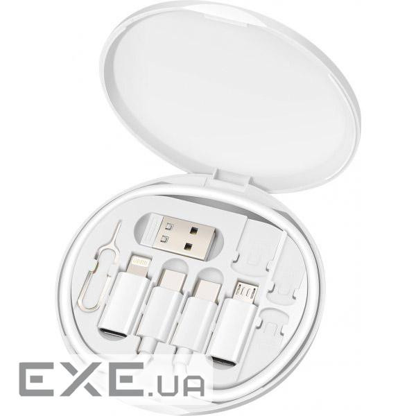 Перехідник USB charging cable set Treasure box 0.28m Maxxter (UB-SET)