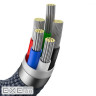 Кабель Baseus Crystal Shine Type-C to Lightning 20W 1.2M Синій (CAJY001303)
