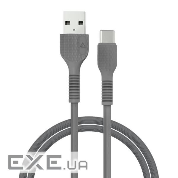 Дата кабель USB 2.0 AM to USB-C 1.2m Black ACCLAB (1283126518232)