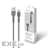 Дата кабель USB 2.0 AM to USB-C 1.2m Black ACCLAB (1283126518232)