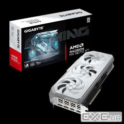 Відеокарта GIGABYTE Radeon RX 9070 XT Gaming OC Ice 16G (GV-R907XGAMINGOCICE-16GD)