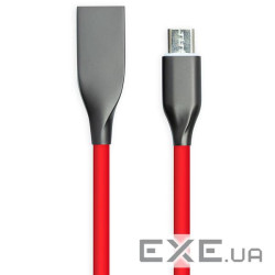 Дата кабель USB 2.0 AM to Micro 5P 1.0m red PowerPlant (CA911363)