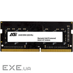 SoDIMM 16Gb DDR4 3200 MHz AGI SD138, Retail (AGI320016SD138-ST)