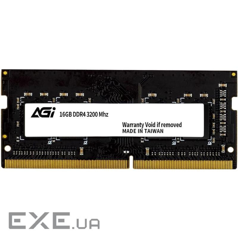 SoDIMM 16Gb DDR4 3200 MHz AGI SD138, Retail (AGI320016SD138-ST)