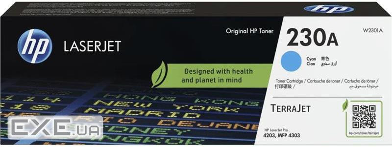 Картридж HP CLJ 230A Cyan 1.8K (W2301A)