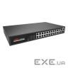 24х портовий PoE комутатор ONV-H1024PLS 24 порти РоЕ 100 Мбіт + 2 Uplink 1000 Мбіт, до 250м, IEEE802 , IEEE802