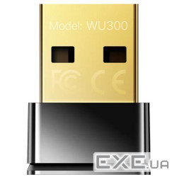 Адаптер WiFi Cudy WU300, AX300 Wi-Fi 6 Nano USB Adapter