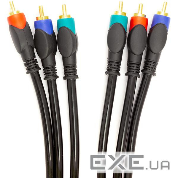 Кабель мультимедійний 3xRCA M to 3xRCA M 3.0m PowerPlant (CA911738)