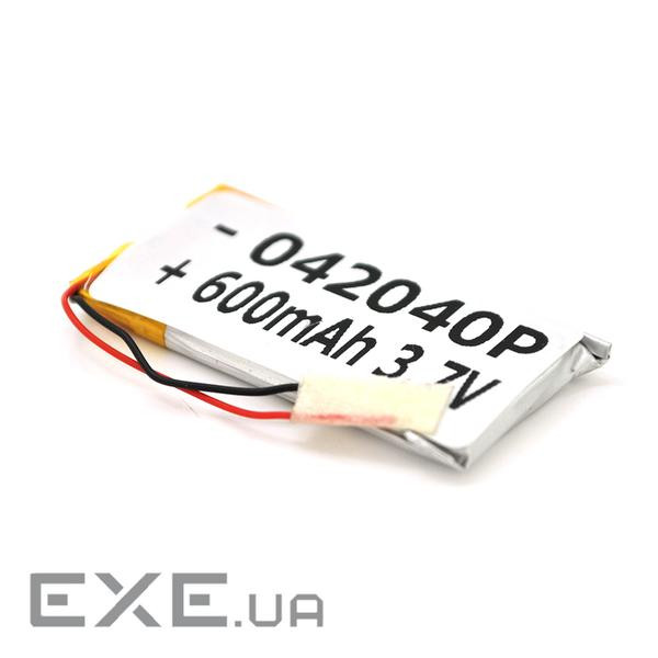 Літій-полімерний акумулятор 4*20*40mm (Li-ion 3.7В 450мА&middot,год) (402040) ) (402040)
