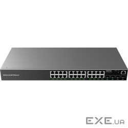 Grandstream GWN7803PH Pro, Layer 2++ Managed Network switch, 24x Gb RJ45 PoE