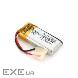 Літій-полімерний акумулятор 5*12*25mm (Li-ion 3.7В 110мА&middot,год) (501225) ) (501225)