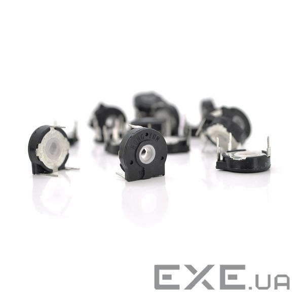 Багатооборотний змінний потенціометр PT15 B220K горизонтальний