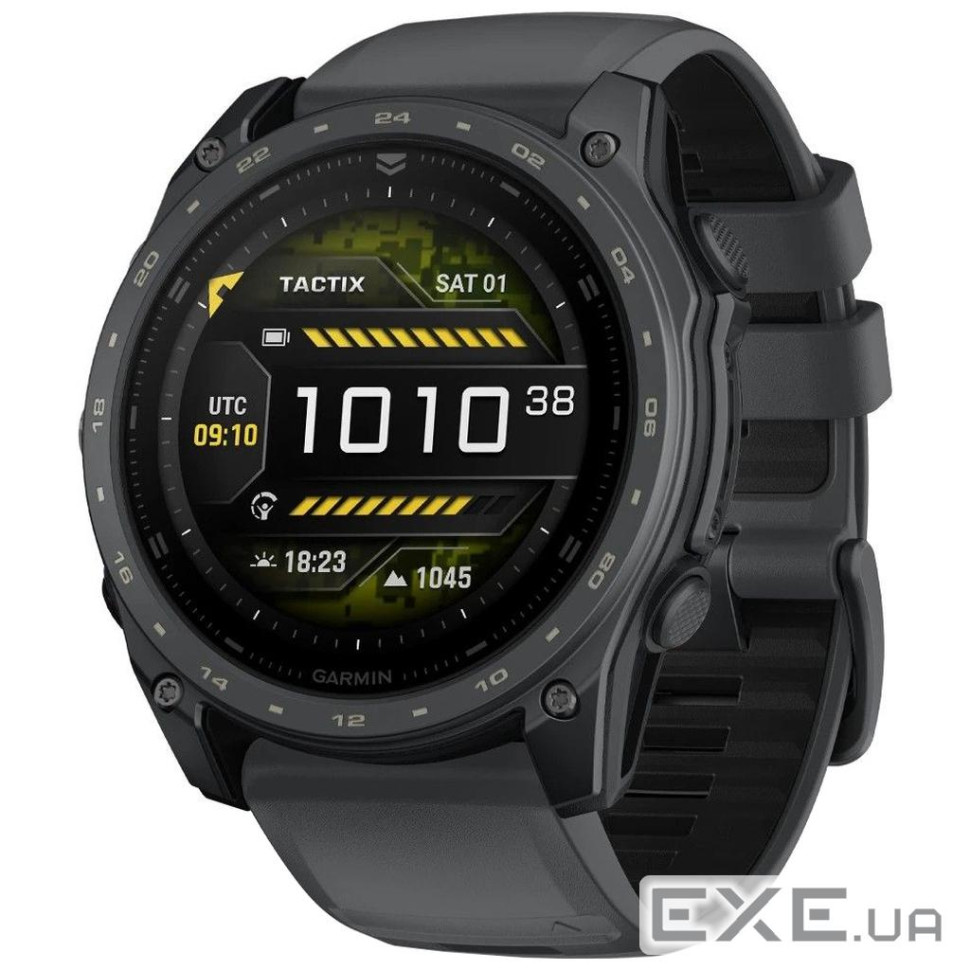 Смарт-годинник Garmin Tactix 8 Cerakote, Slate Gray, 51mm, GPS смарт-годинник (010-04553-01)