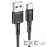 Кабель USB Type-C - USB Type-C 1 м Hoco X83 Victory Black (X83B)