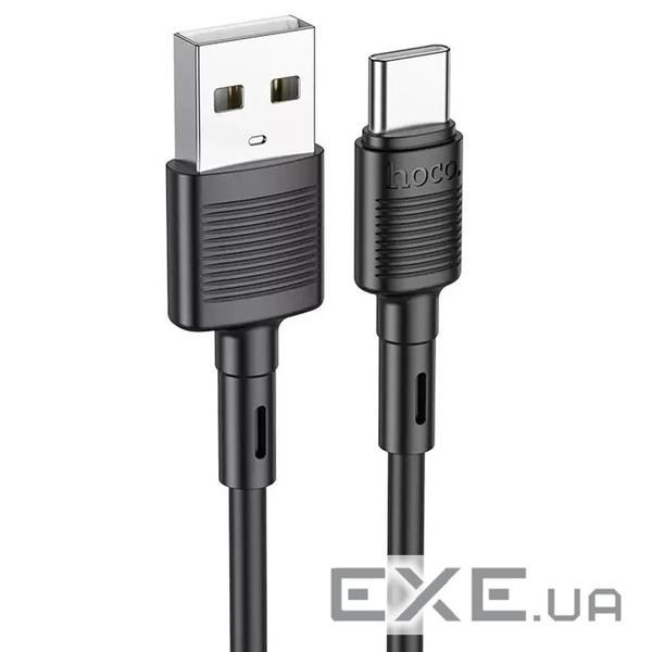 Кабель USB Type-C - USB Type-C 1 м Hoco X83 Victory Black (X83B)