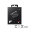 Портативний диск SSD SAMSUNG T9 4TB USB3.2 Gen2x2 Black (MU-PG4T0B/EU)