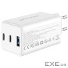 СЗУ Pocket GaN 65W (2Type-C + USB) white (WCPG65121202)