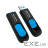 Флешка ADATA UV128 256GB Black/Blue (AUV128-256G-RBE)