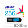 Флешка ADATA UV128 256GB Black/Blue (AUV128-256G-RBE)