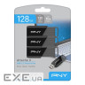 Флеш пам'ять PNY Attache X 128GB Black 3 шт (P-FD128X3ATTX-GE)