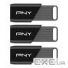 Флеш пам'ять PNY Attache X 128GB Black 3 шт (P-FD128X3ATTX-GE)