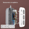 Мережевий фільтр COLORWAY CW-CHE34PDW White, 3 розетки, 2xUSB-C, 2xUSB, 2м
