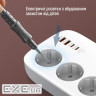 Мережевий фільтр COLORWAY CW-CHE34PDW White, 3 розетки, 2xUSB-C, 2xUSB, 2м