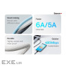 Кабель Baseus Dynamic Series Fast Charging Type-C 100W (2m) white (CALD000702)