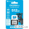 Карта пам'яті KIOXIA (Toshiba) microSDXC Exceria G3 512GB UHS-I U3 V30 A2 Class 10 + (LMEX3L512GG2)