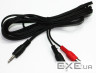 Кабель CABLEXPERT mini-jack 3.5мм - 2RCA 2.5м Black (CCA-458-2.5M)