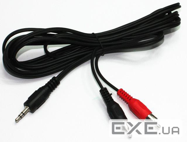 Кабель CABLEXPERT mini-jack 3.5мм - 2RCA 2.5м Black (CCA-458-2.5M)
