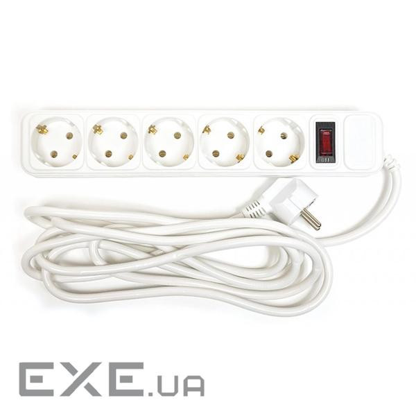 Мережевий фільтр-подовжувач POWERPLANT JY-1056/ 3 Box White 3м (PPSA10M30S5B)