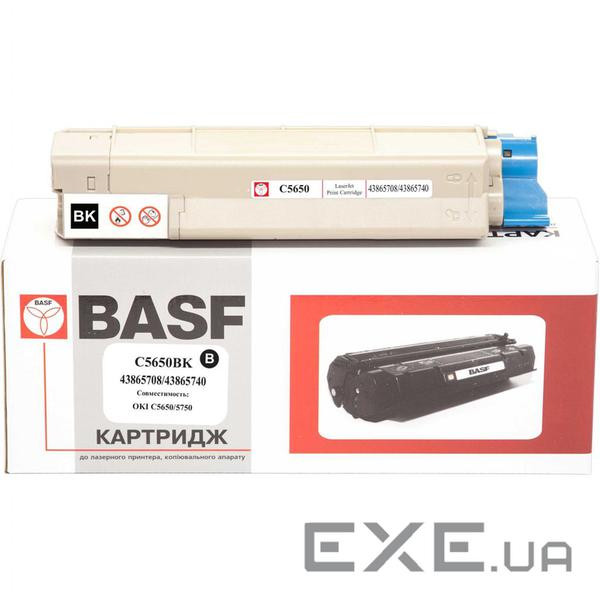 Тонер-картридж BASF OKI C5650/5750 Black 43865740/43865740 (KT-C5650K) (BASF-KT-C5650K)
